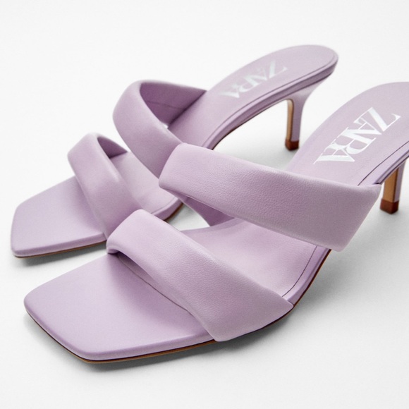 Zara Shoes - 🔥ZARA HEELED LEATHER SANDALS
